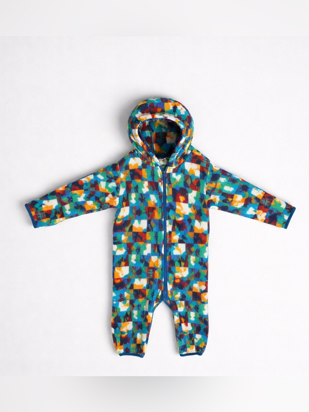 Columbia Baby Fleece Suit 6-12M Multicolor Zip-Up Snowsuit